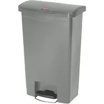 Rubbermaid Step-on Mülleimer Slim Jim 50 L Grau