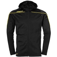 Uhlsport Stream 22 Track Hood Jacke schwarz/limonengelb 128