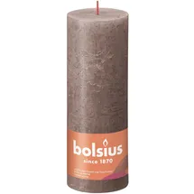 Bolsius Rustik Stumpenkerze 190 x 68 mm braun