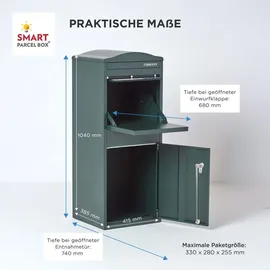 Homescapes Smart Parcel Box grün