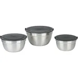 Alpina Rührschüssel Set Edelstahl Silber