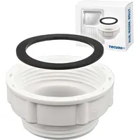 tecuro Reduzierstück für Siphon-Ablauf 1 1/2 IG x 1 1/4 AG - Weiß