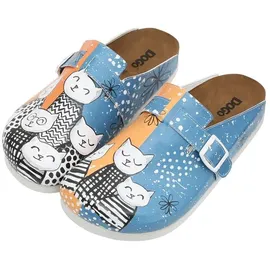 DOGO Damen Comfie Sandale, Mehrfarbig, 39 EU