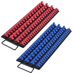 VEVOR Steckschlüssel-Organizer-Set 2 Stk. 160 Clips Halterschiene metrisch/SAE