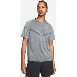 Nike Herren Laufshirt Dri-FIT ADV TechKnit Ultra Short-Sleeve Running Top grau