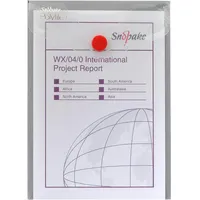 Snopake Polyfile P - A6, Clear transparent