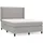 vidaXL Boxspringbett 140 x 200 cm Hellgrau
