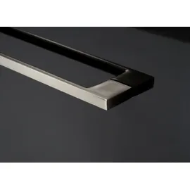 Mendler Premium Waschbecken + Unterschrank HWC-D16, Waschbecken Waschtisch, hochglanz 90cm ~ schwarz