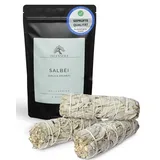 incensera Räucherstäbchen-Halter - Weißer Salbei Räuchern, 3 Stück Weisser Salbei zum hochwertiger weißer Salbei zum Räuc...