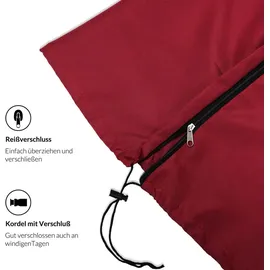 DEUBA Abdeckung für 3m Ampelschirm Polyester Rot