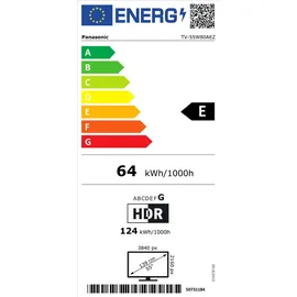 Panasonic TV-55W80AEZ 55" LED 4K Fire TV W80A