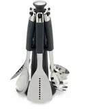 Joseph Joseph Elevate Küchenutensilien 6-teiliges Set mit drehbarem Ständer