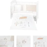 KIKKABOO Kikkaboo, Kinderbettwäsche, Babybettwäsche My Teddy 6-tlg.