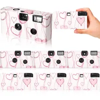 Einwegkamera, Großpackung für Hochzeit, 35 mm, Einwegkamera mit Blitz für Versammlungen, Reisen, Jahrestag, Flitterwochen, Camping, Partyzubehör, 8 Stück