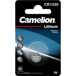 Camelion CR1220 Lithium Knopfzelle (1er Blister)