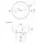 Steinberg Serie 490 freistehende Badewanne 135 x 135 cm (4908300W)
