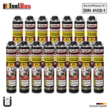 Brandschutzschaum B1 Bauschaum 15 x 750 ml Pistolenschaum Montageschaum Isolbau