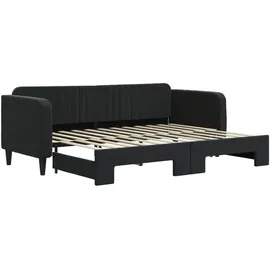 vidaXL Tagesbett 80 x 200 cm Schwarz
