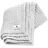 nordic coast company Musselindecke, Grau, Textil, 90x120 cm, Schlafen, Babybett-Ausstattung, Babydecken & Babykissen, Babydecken