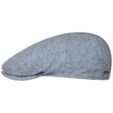 Stetson Flat Cap (1-St) Schirmmütze mit Schirm, Made in Germany blau 57 cm