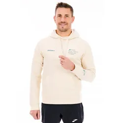 i-run.fr Hoodie Barcelona-Halbmarathon vêtement running homme - Beige - M