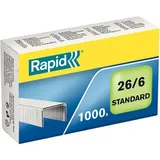 Rapid Heftklammern Standard 26/6