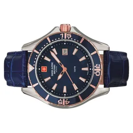 Swiss Alpine Military Diver Leder 44 mm 7040.1555