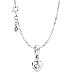 Pandora 51780 Damen-Kette 925 Silber Freunde für immer Herz