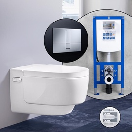 GEBERIT AquaClean Mera Classic Komplett-SET Dusch-WC mit neeos Vorwandelement,,