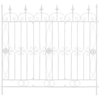 deluke Gartenzaun LINUS Antik 124 x 1 x 116 cm Weiß