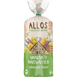 Allos Amaranth Mais Waffeln Italienische Kräuter bio