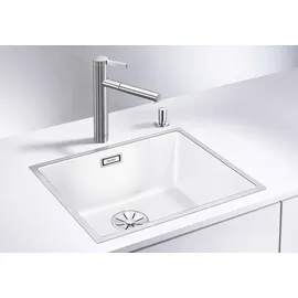 Blanco Subline 500-IF schwarz Granit Handbetätigung 543 x 400 mm