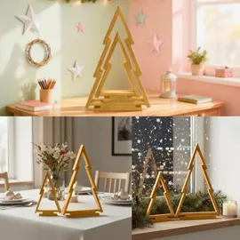 Floranica Tannenbaum 2er-Set Natur