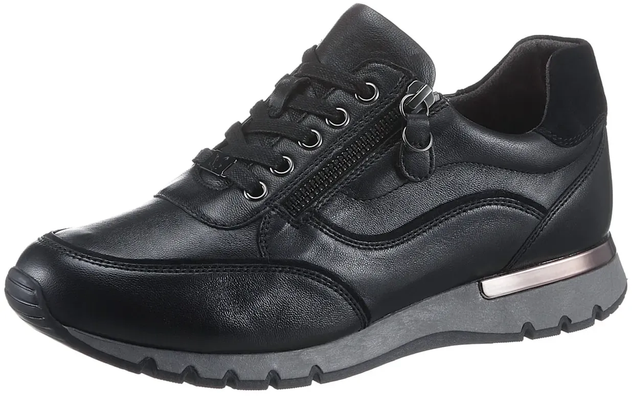 Sneaker CAPRICE Gr. 39, schwarz Damen Schuhe Schnürer