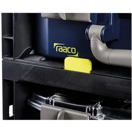 RAACO Sortimentskoffer Kunststoff schwarz 386 x 241 x 278 mm bestückt
