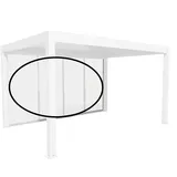 Biohort Glasschiebewand 3 m Weiß