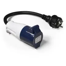 McPower CEE-Adapter 1300515, Länge 0,35 m, Schutzkontakt 230V, auf CEE 16A | 230V, IP44