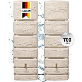 4rain Wandtank 700 l sandbeige