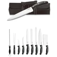 Rungassi Messer Kochmesser Messerset mit Messertasche BBQ Grill XXL