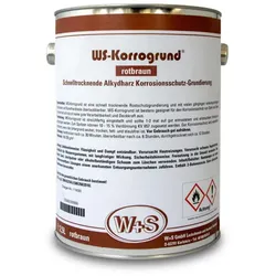 WS-Plast Korrosionsschutz-Grundierung K3601 rotbraun, 12,5kg