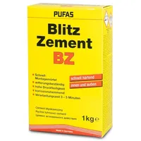 Pufas Blitzzement 1 kg grau