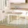 Homcom Essgruppe mit 2 Stühlen und Tisch Klappbare Tischplatte für Küche kleine Raume Stahl MDF Natur+Weiß 110 x 70B x 75H cm-Natur+Weiß -