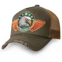 Stars & Stripes Baseball Cap grün Einheitsgröße