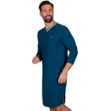 Trigema Pyjama »TRIGEMA Herren-Nachthemd aus Biobaumwolle (kbA)«, (1 tlg.) Trigema saphir-C2C