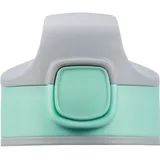 Sigg Miracle Kids Top Tabbi Mint Ersatz-Verschluss, Ersatzteil für alle Aluminium und Tritan Miracle Kids-Flaschen (0.35 L, 0.4 L, 0.45 L), Ersatzdeckel Trinkflasche mit Strohhalm