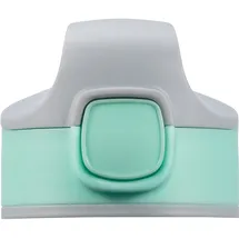 Sigg Miracle Kids Top Tabbi Mint Ersatz-Verschluss, Ersatzteil für alle Aluminium und Tritan Miracle Kids-Flaschen (0.35 L, 0.4 L, 0.45 L), Ersatzdeckel Trinkflasche mit Strohhalm
