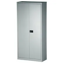 BISLEY Flügeltürenschrank Metall 40 x 91,4 x 195 cm Silber