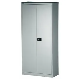 BISLEY Flügeltürenschrank Metall 40 x 91,4 x 195 cm Silber