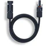 Verlängerungskabel 6mm¬≤ beidseitig kompatibel mit MC4 Solarkabel schwarz inkl. S...