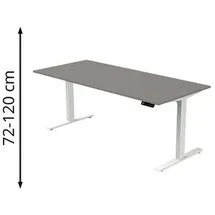 Kerkmann Schreibtisch Move 3 Grafit / Weiß